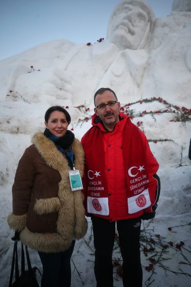 Arkadaşımız Burçak Orçun, Gençlik ve Spor Bakanı Mehmet Muharrem Kasapoğlu