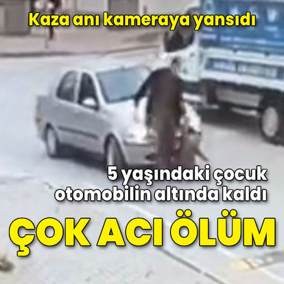 Bursa'da çok acı ölüm! 5 yaşındaki çocuk, otomobilin altında kaldı