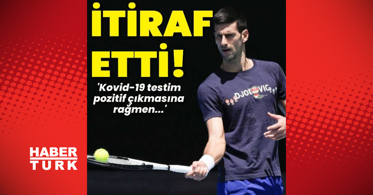 Coronavirus confession from Djokovic!  Although the Kovid-19 test was positive… – Daily Sports News