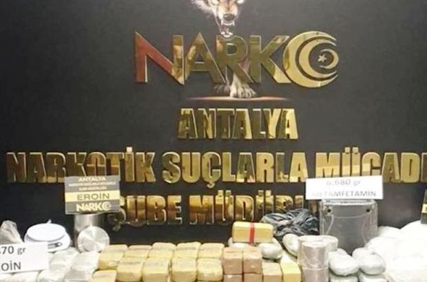 Antalya'da 37,5 kilogram uyuşturucu ele geçirildi