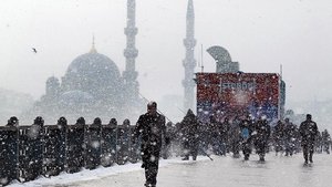 İstanbul'a İzlanda kışı geliyor