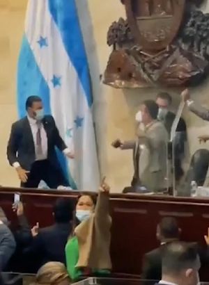 Honduras Kongresi'nde arbede