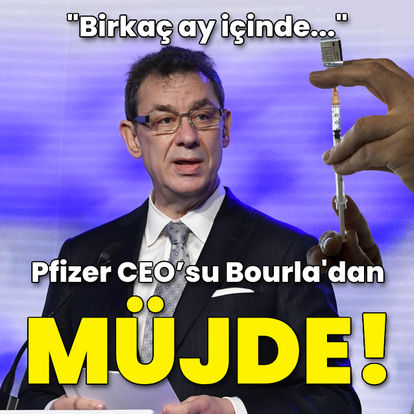 Pfizer CEO’su Bourla'dan müjde!
