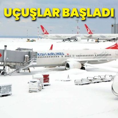 İstanbul Havalimanı'nda uçuşlar başladı