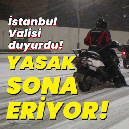 İstanbul Valisi duyurdu! Kar yasağı sona eriyor