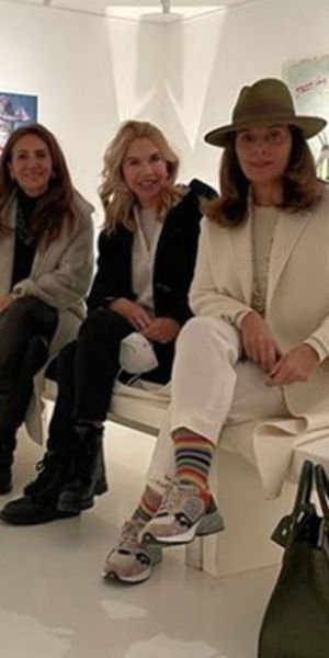 Sanatsever dostlar bir arada...