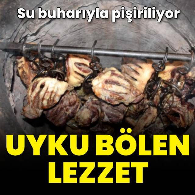 Su buharıyla pişiriliyor! Uyku bölen lezzet
