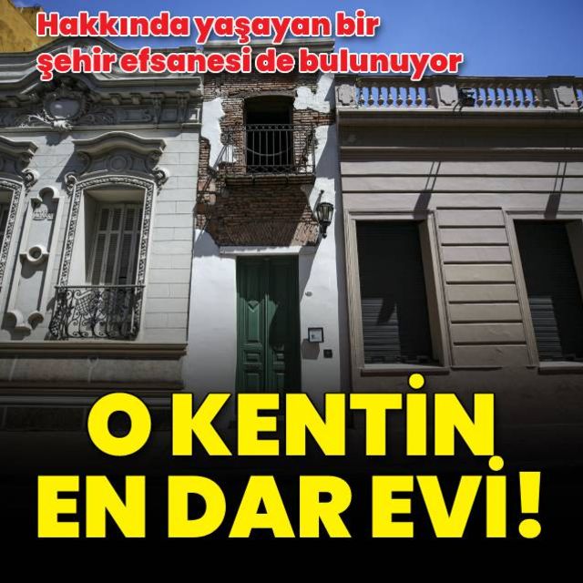 O kentin en dar evi! İşte hakkındaki şehir efsanesi