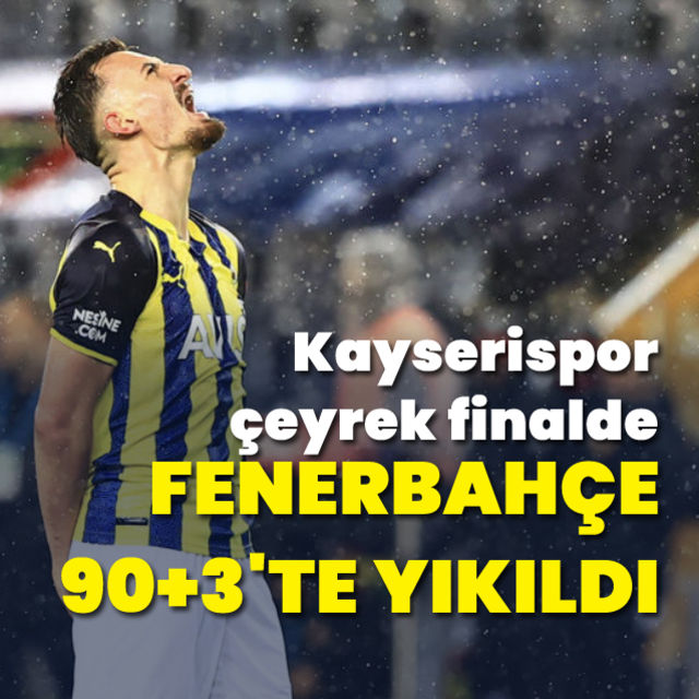 Fenerbahçe uzatmalarda veda etti!
