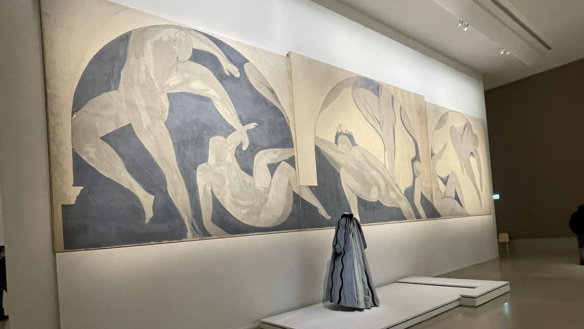 Matisse’in “La Danse inachavé” tablosu Saint Laurent’ın esin kaynağı.
