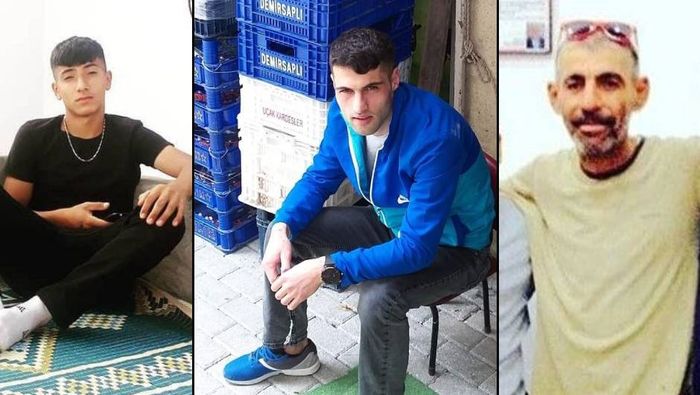 Mustafa Adanmış (18) ve Mahmut Abaramak (23) ve Haşim Taşkın (50)