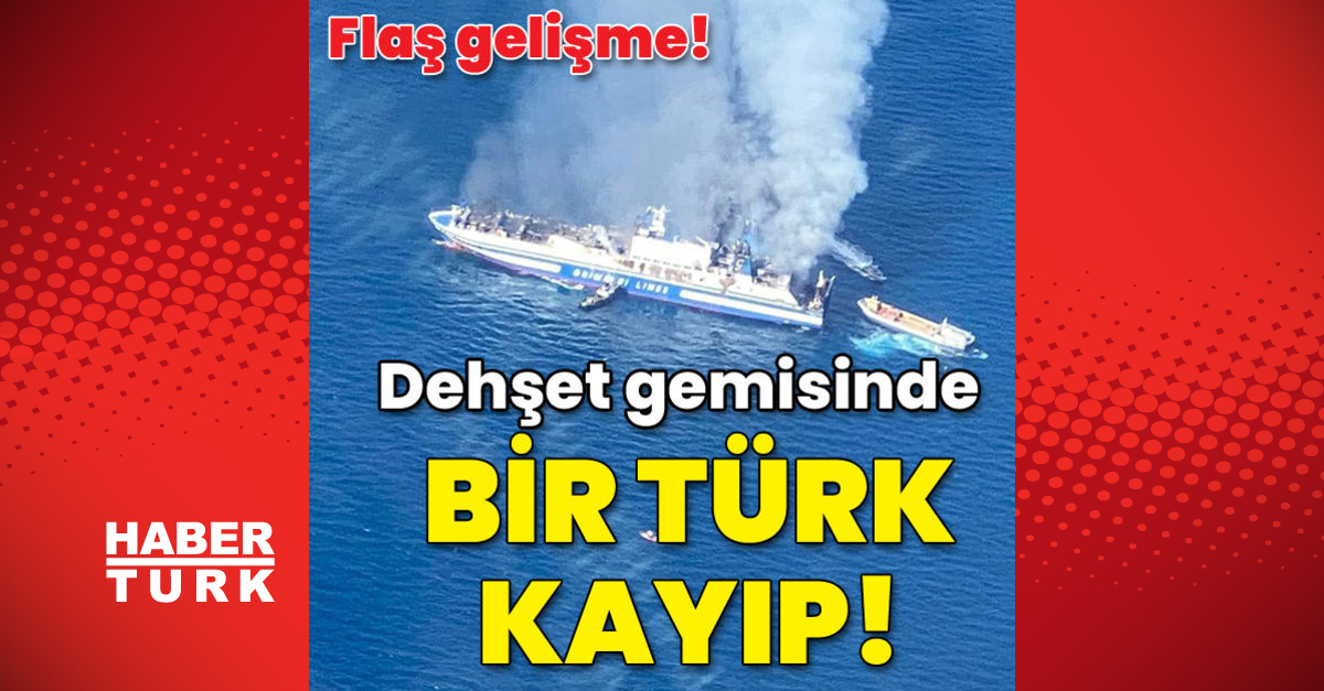 Un turco è scomparso sulla nave del terrore!  Sviluppo flash…