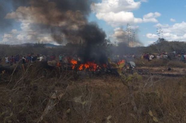 Venezuela'da askeri helikopter düştü