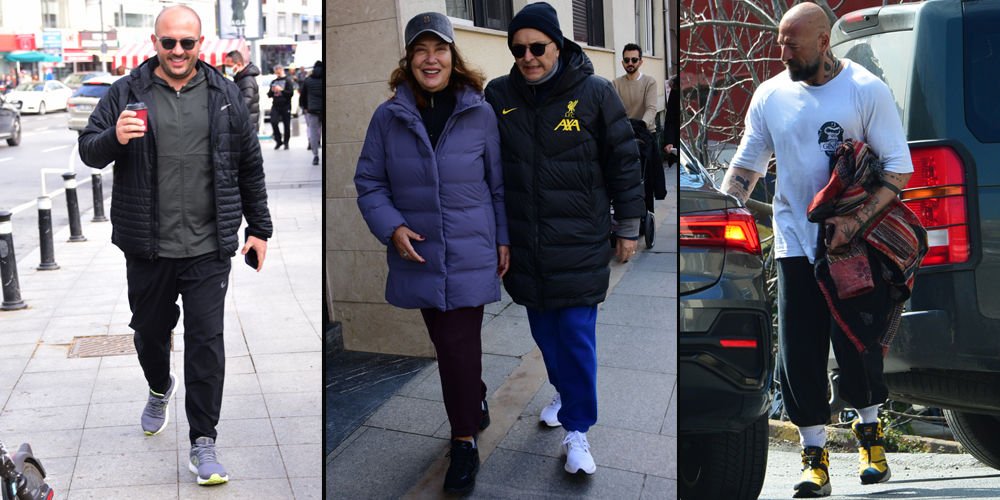 Caddelerin sportif ziyaretçileri...