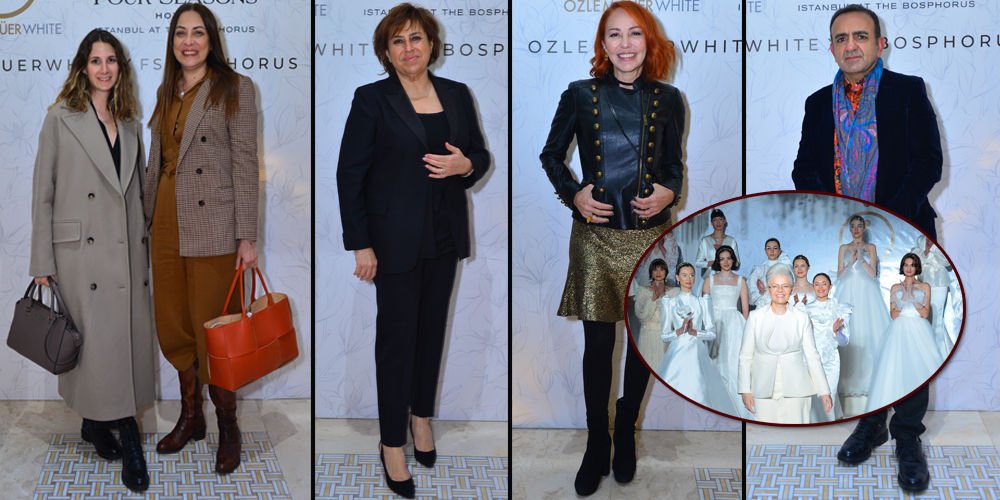 Romantik gelinlikler podyumda tanıtıldı!