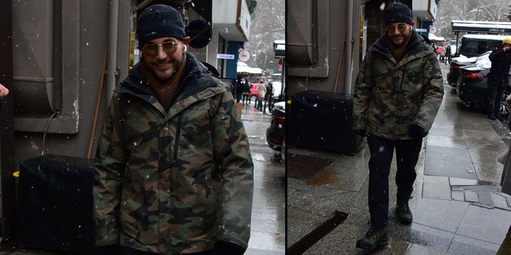 Boğaz'da karlı yürüyüş!