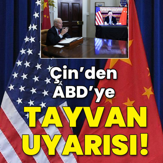 Çin'den ABD'ye Tayvan uyarısı!