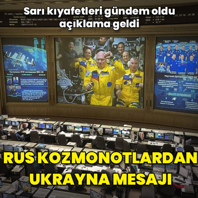 Rus kozmonotlardan Ukrayna mesajı