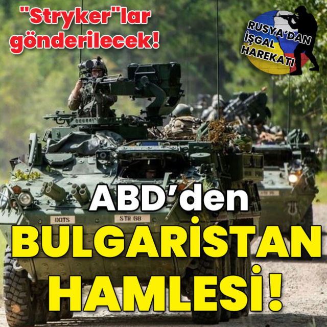 ABDden Bulgaristan hamlesi!