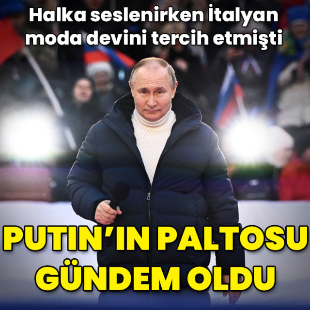 Putinin İtalyan paltosu gündem oldu