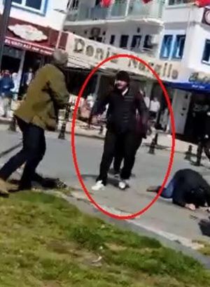 Bisikletli sürücüye silahlı saldırı