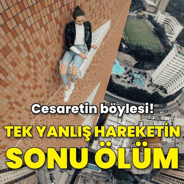 Cesaretin böylesi! Tek yanlış hareketin sonu ölüm