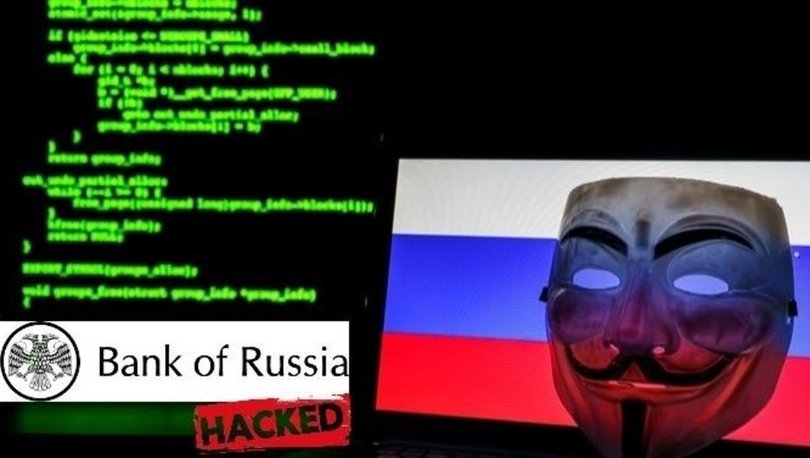 Son dakika haberler: Dünyaca ünlü grup Anonymous, Rusya Merkez Bankası'nı  hackledi - Dünya Haberleri