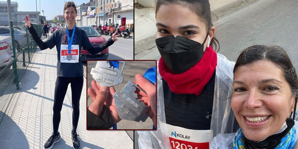 Anne-kız koşusu...