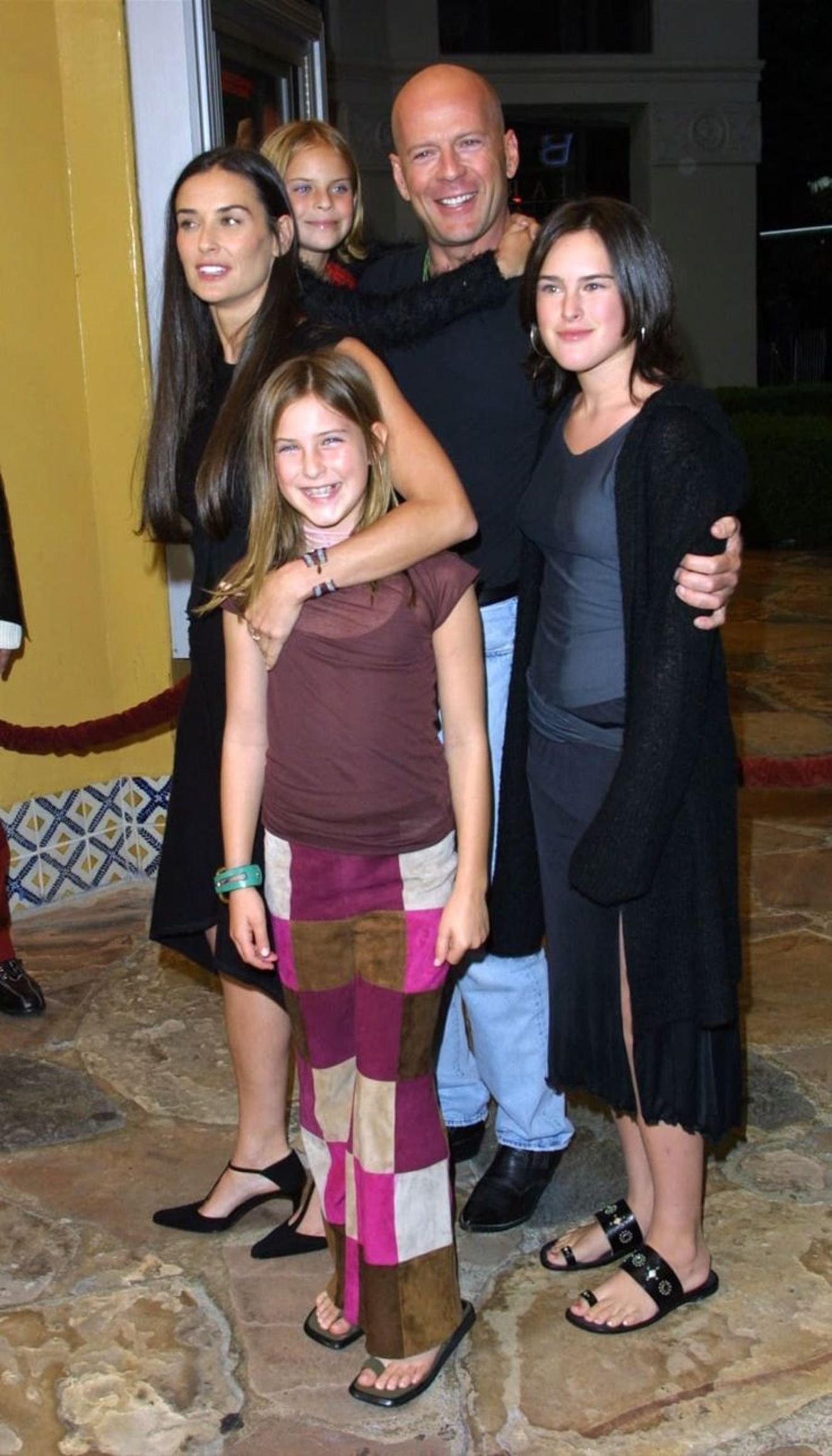 Bruce Willis - Demi Moore ve kızları. 
