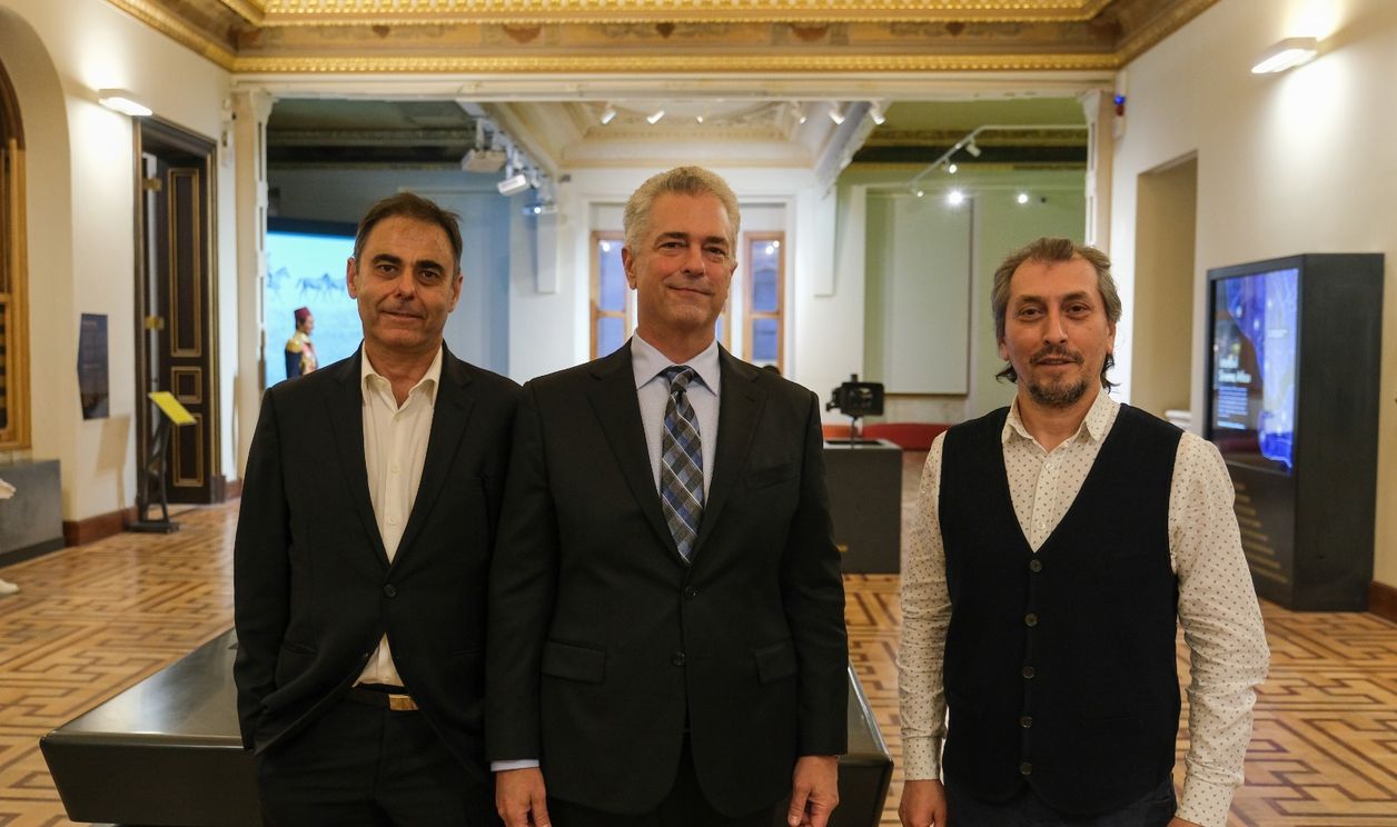 Pamir Demirtaş ile Malek Akkad, sorularımızı İstanbul Sinema Müzesi'nde cevapladı.