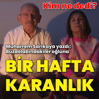 Kılıçdaroğlu: Bir hafta elektriksiz kalacağız