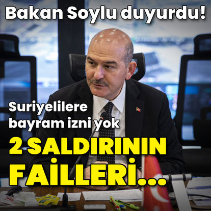 İçişleri Bakanı Soylu duyurdu! Bursa ve İstanbul'daki saldırıların failleri...