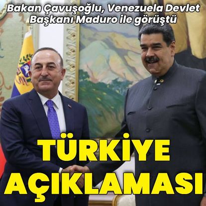 Maduro'dan Türkiye açıklaması