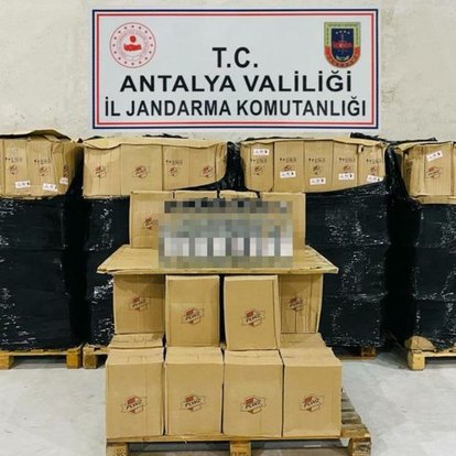 Antalya'da 4 bin 464 litre kaçak içki ele geçirildi