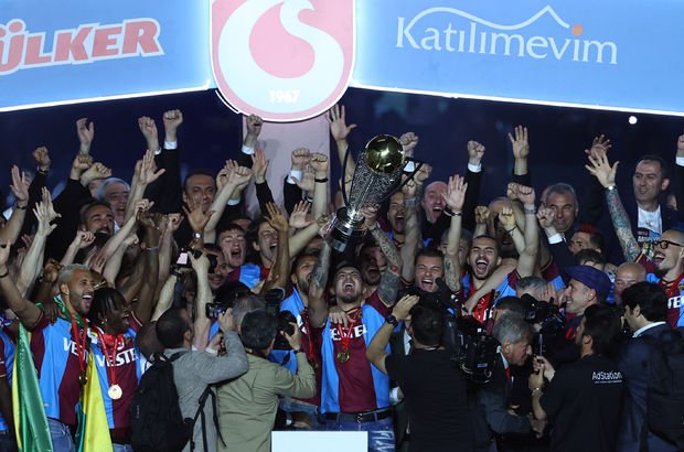 Trabzonspor kupasını aldı!