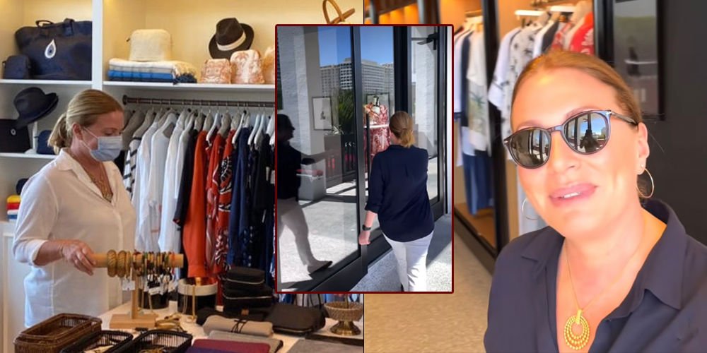 Koç, yeni mağazasını gezdirdi!