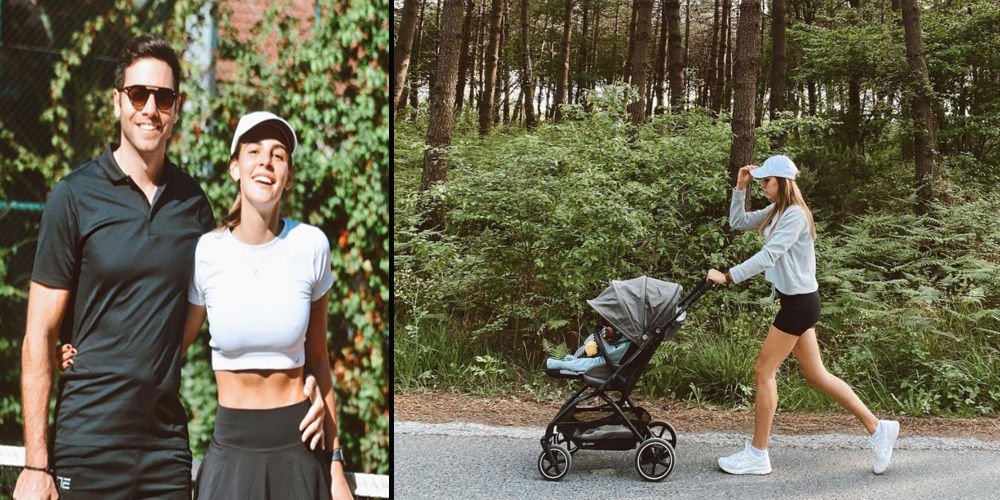 Anne-oğul yürüyüşte...