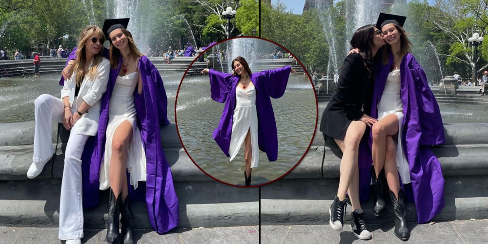 New York'ta mezuniyet kutlaması!