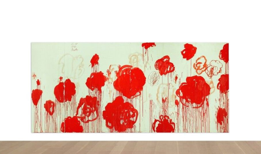 Cy Twombly 'A Scattering of Blossoms' 