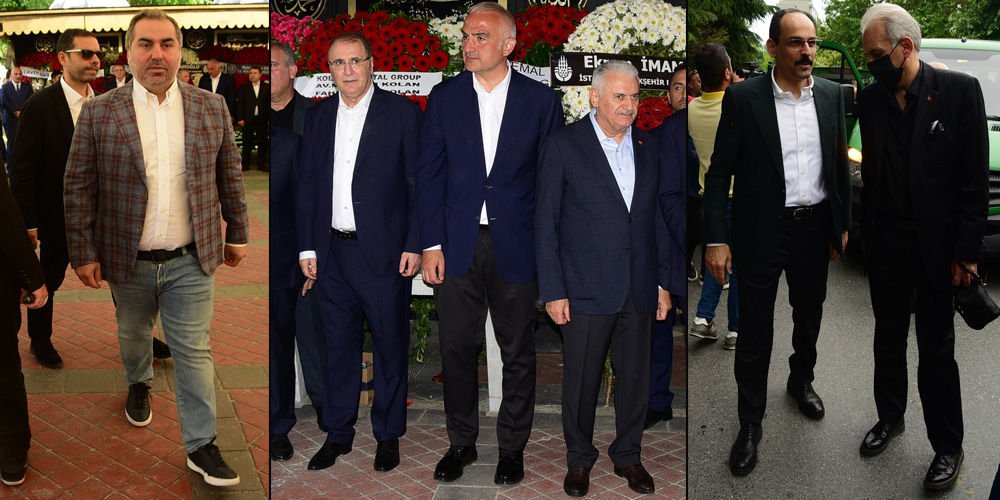 İş ve siyaset dünyası cenazede buluştu...