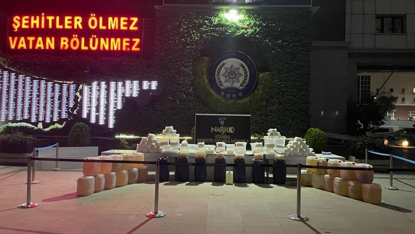 İstanbul'da 1️ ton 117 kilogram metamfetamin ele geçirildi