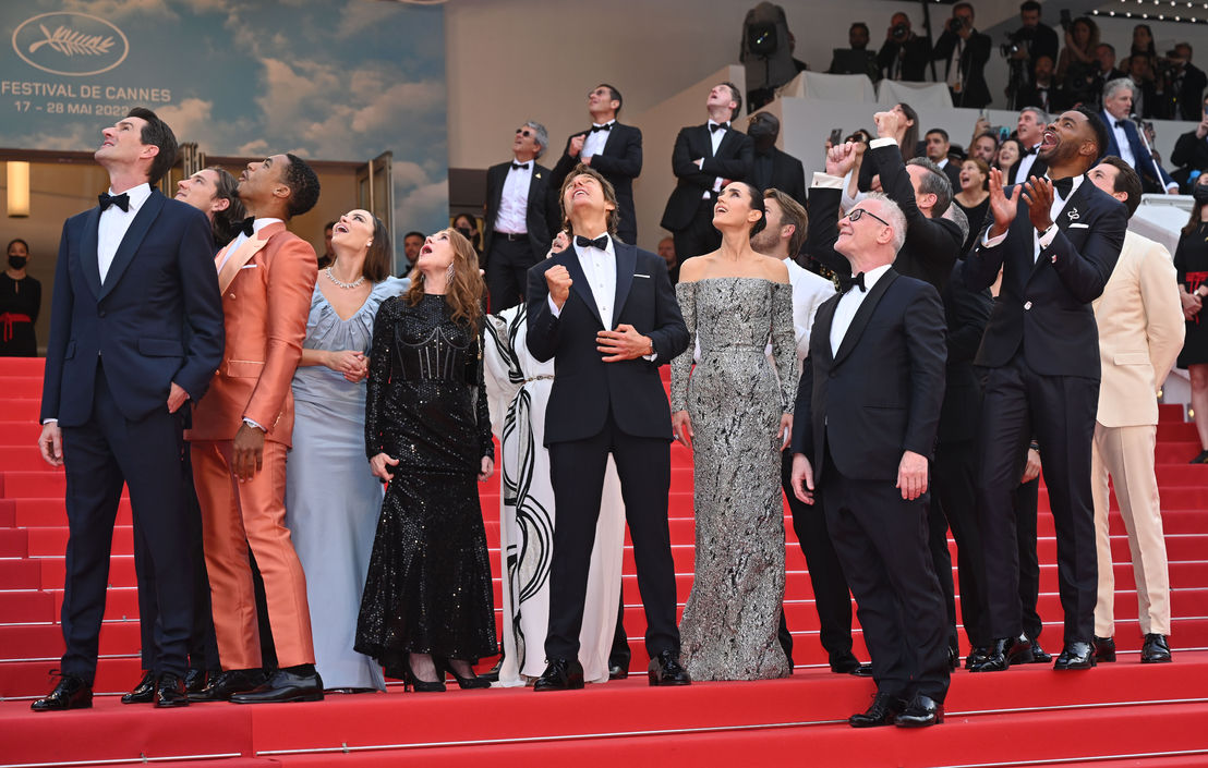 'Top Gun: Maverick'in Cannes Film Festivali'ndeki galası. 