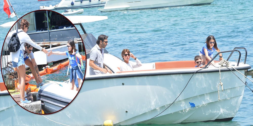 Boğaz'da tekne keyfi...