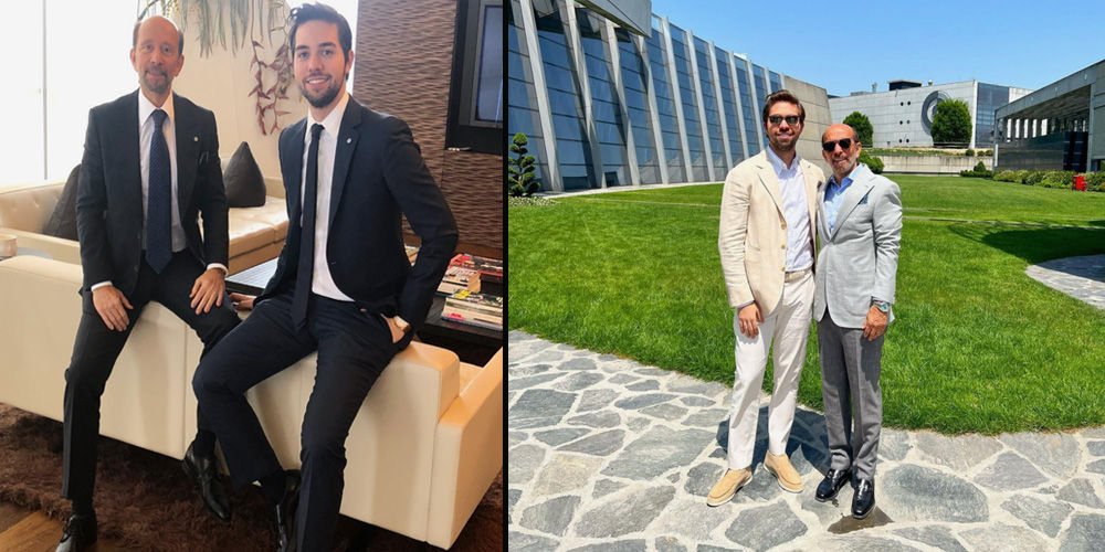 Baba-oğul iş başında...