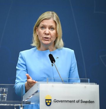 İsveç Başbakanı Magdalena Andersson, ülkesinin NATO üyeliği konusunda Türkiye ile müzakerelere devam edeceklerini söyledi.