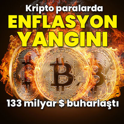 Kripto paralara enflasyon darbesi: Bitcoin ve Ethereum çakıldı