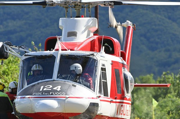 İtalya'daki helikopter kazasından önceki son fotoğraf!