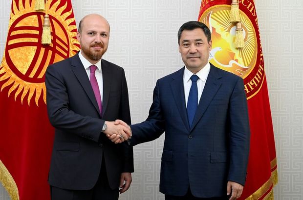 Kırgız lider Caparov, Bilal Erdoğan'ı kabul etti