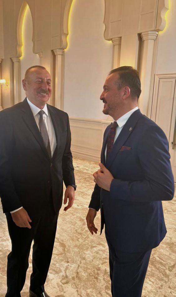 Kürşad Zorlu, Azerbaycan Cumhurbaşkanı İlham Aliyev ile…