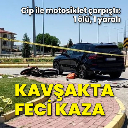 Son dakika: Konya'da cip ile motosiklet çarpıştı: 1 ölü, 1 yaralı